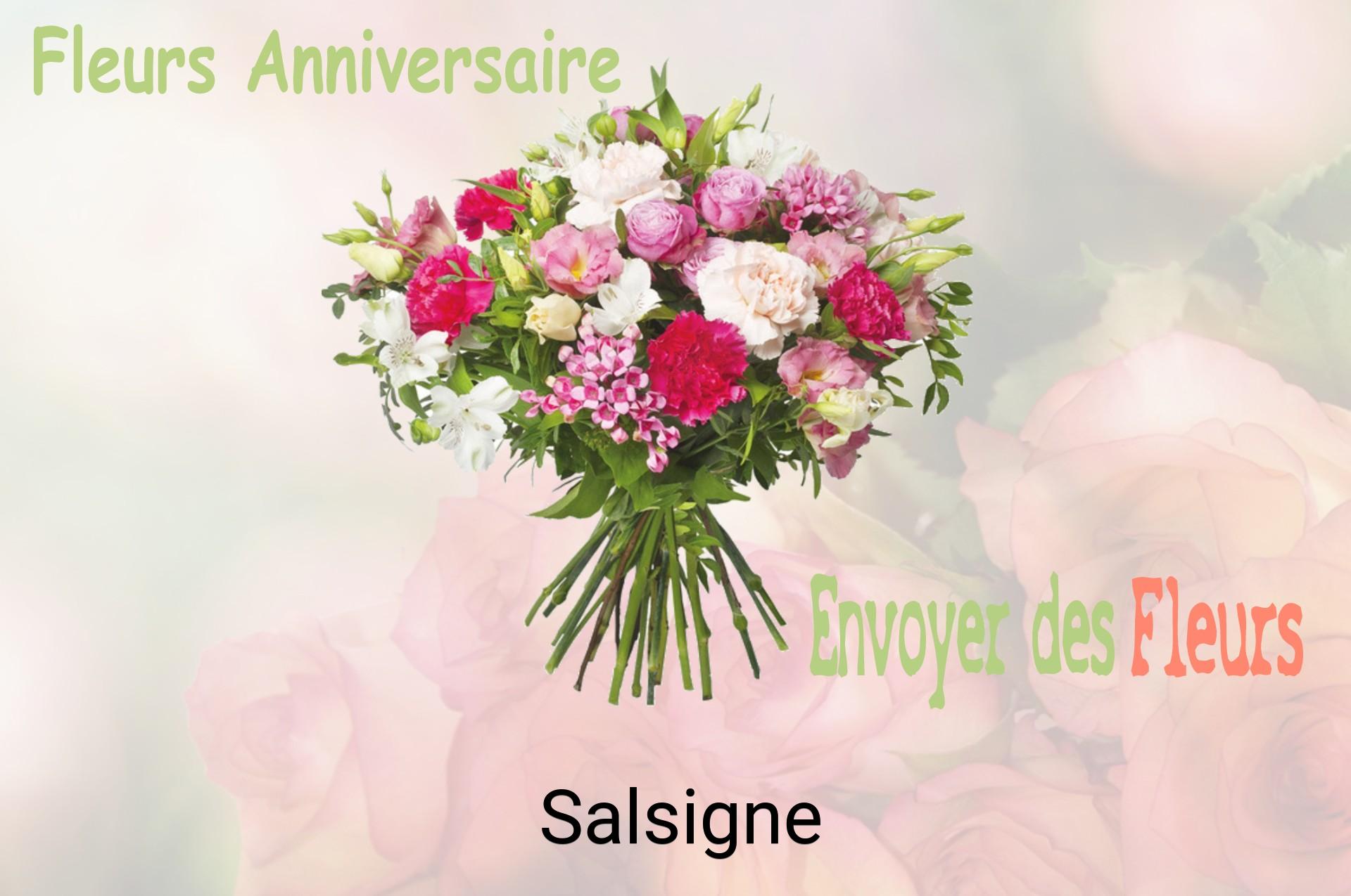Bouquet de fleurs d’anniversaire livré à Salsigne